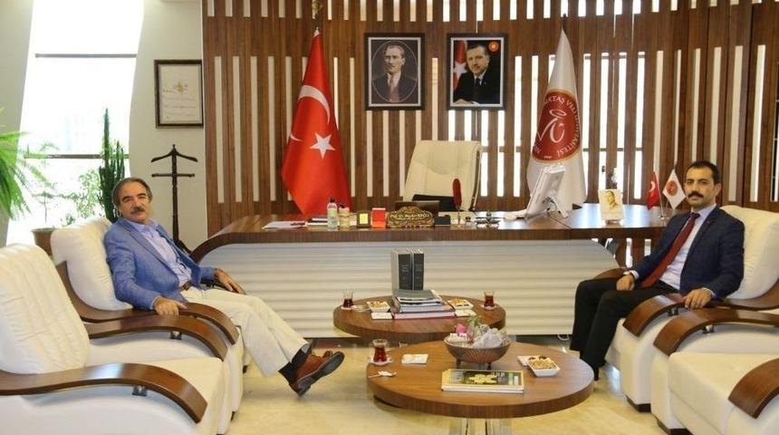 Acıgöl Kaymakamı Kundakçı Rektör Bağlı’yı Ziyaret Etti