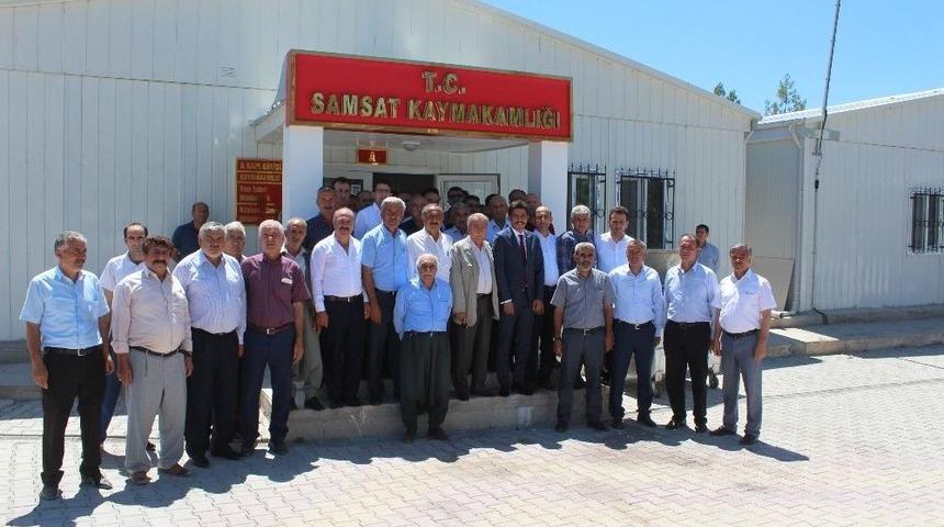 Kaymakam Sedat Sezik Samsat’taki Görevinden Ayrıldı