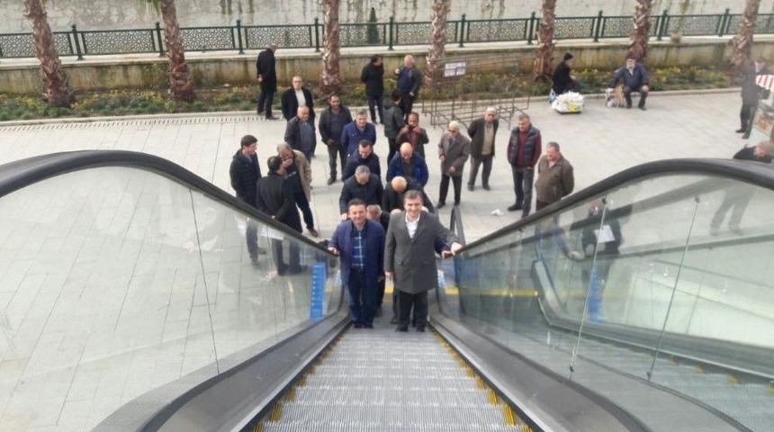 Y&uuml;r&uuml;yen Merdiven Hizmet Vermeye Başladı