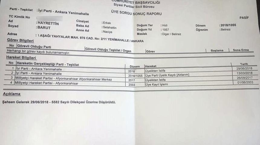 İyi Parti&rsquo;de Şok İstifa