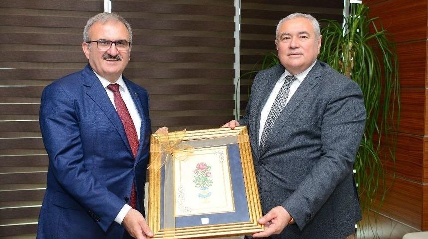 Vali Karaloğlu&rsquo;dan Atso Y&ouml;netimi&rsquo;ne &rsquo;hayırlı Olsun&rsquo; Ziyareti