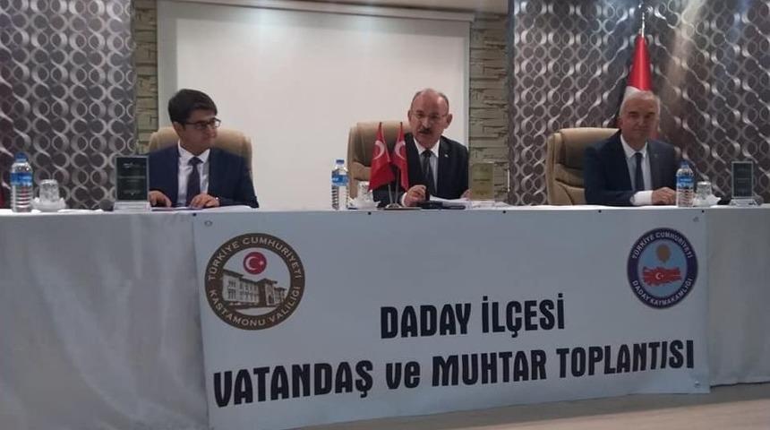 Vali Karadeniz, Daday&rsquo;da Halk Toplantısına Katıldı