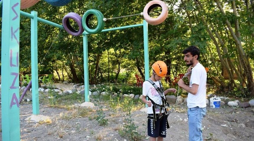 Arapgir’de Zipline Sezonu Başladı