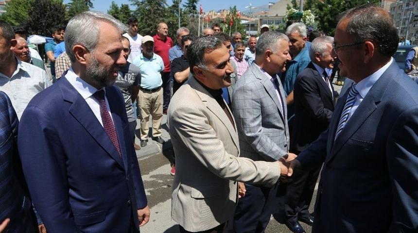 Bakan Özhaseki Ve Vekil Nergis’den Develi’ye Teşekkür Ziyareti