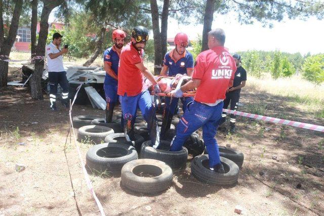 Umke’den Nefes Kesen Kurtarma Tatbikatı