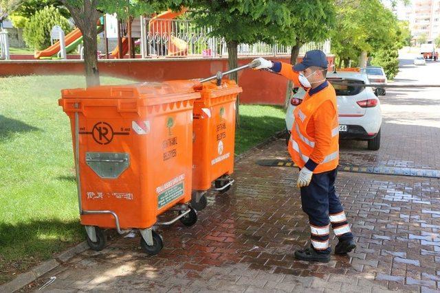 Şehitkamil’de Mikrop Ve Haşerelere İlaçlı Önlem