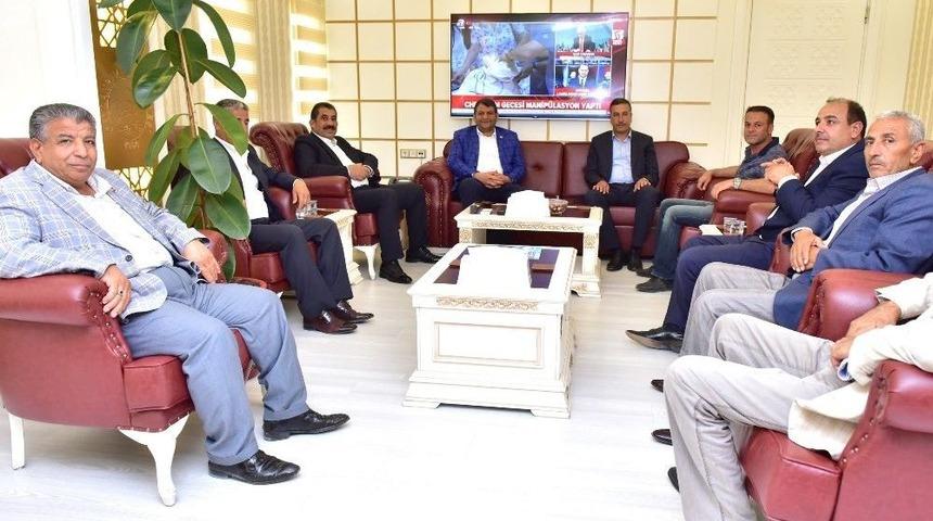 Ak&ccedil;akale Belediye Başkanı Ayhan&rsquo;dan Başkan Atilla&rsquo;ya Ziyaret