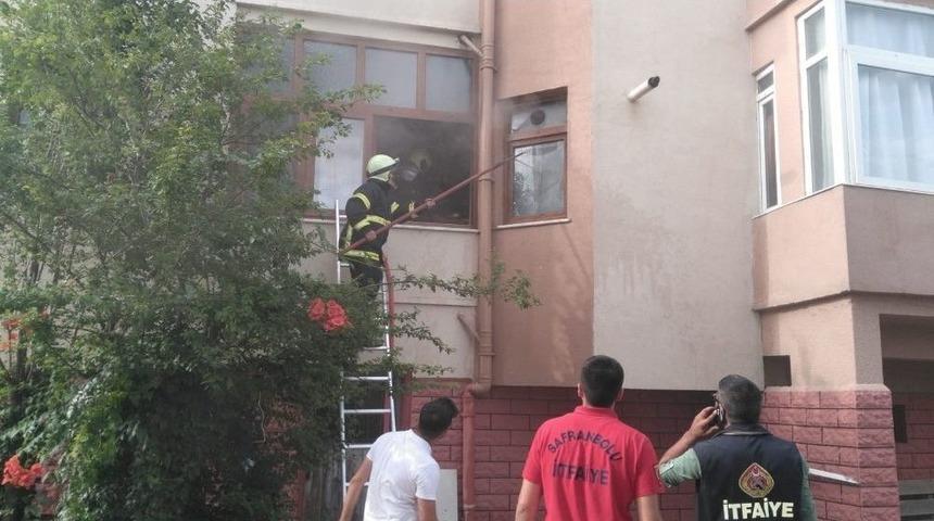 Safranbolu’da Ev Yangını