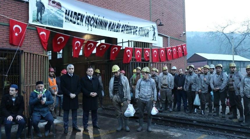 Madenciler, Mehmet&ccedil;ikler İ&ccedil;in Kur&rsquo;an Okutup Kurban Kesti