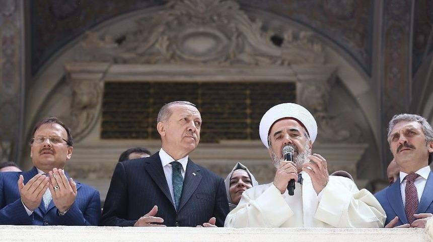 Cumhurbaşkanı Erdoğan: "(nusretiye Camii) Restorasyon 32 Milyon 945 Bin Liraya Mal Olmuştur"