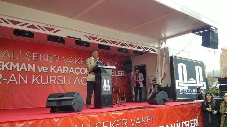 Başbakan Yardımcısı Akdağ, Karayazı’da Kur’an Kursu Açılışına Katıldı G4