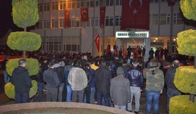 Gediz’de Mehmetçiğe Destek Yürüyüşü 1