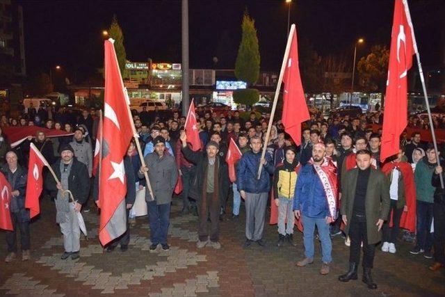 Gediz’de Mehmetçiğe Destek Yürüyüşü 2