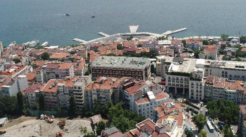 (&ouml;zel) Taksim&rsquo;de Yıkımı Tamamlanan Akm Havadan G&ouml;r&uuml;nt&uuml;lendi