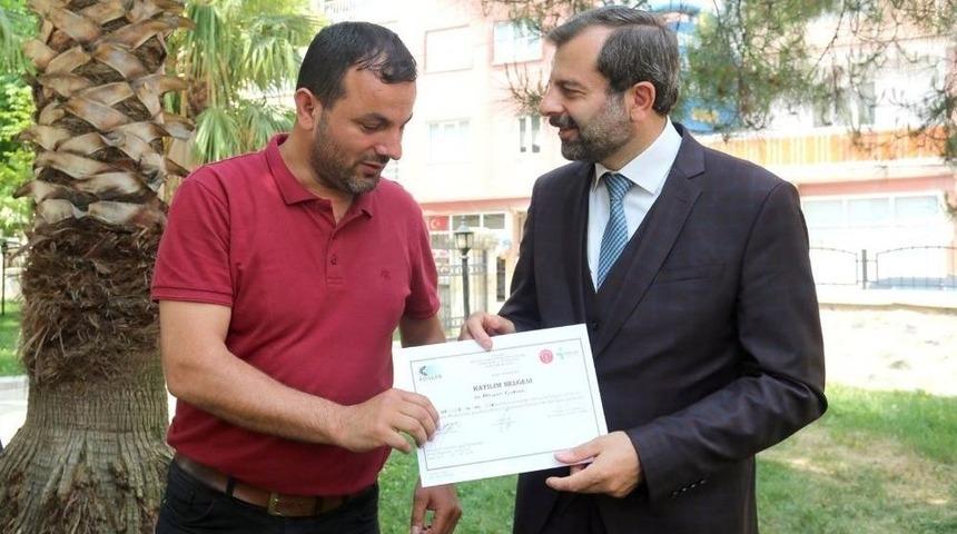 G&uuml;rsu&rsquo;da Girişimcilik Kurslarını Tamamlayan Kursiyerlere Sertifika Verildi