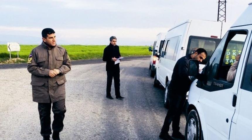 Kahta&rsquo;da &Ouml;ğrenci Servisleri Denetlendi