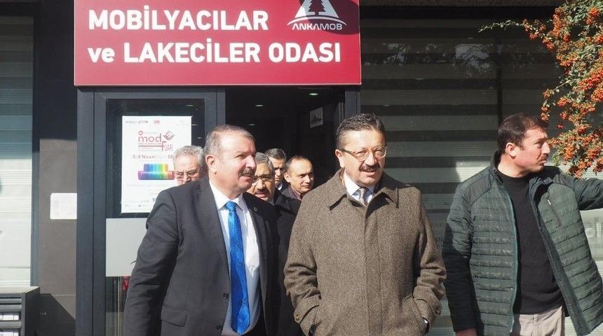 Başkan Tiryaki&rsquo;den Mobilyacılar Odasına Ziyaret
