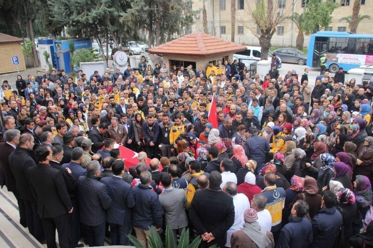 Sınıra Giderken Kazada Hayatını Kaybeden Sağlık &Ccedil;alışanı Uğurlandı