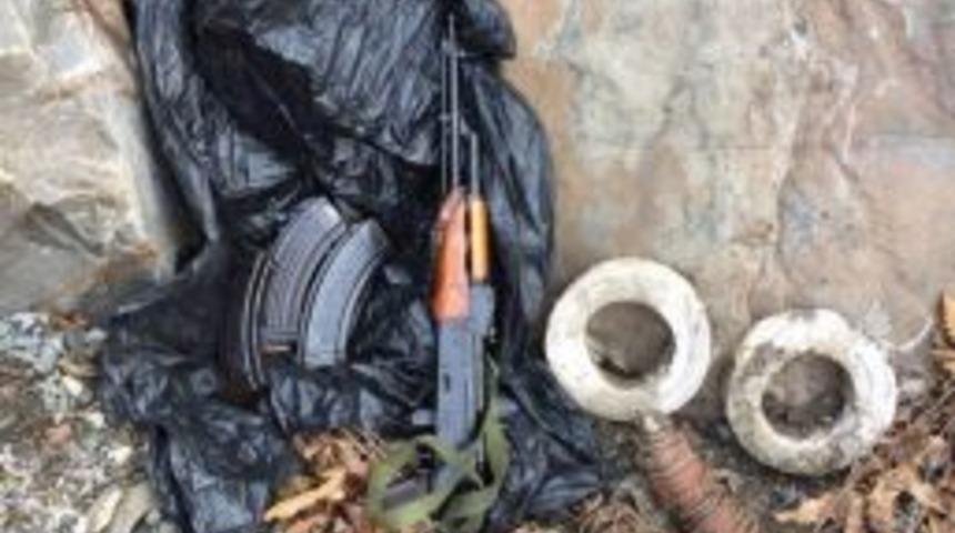 Mağarada Silah Ve M&uuml;himmat Ele Ge&ccedil;irildi