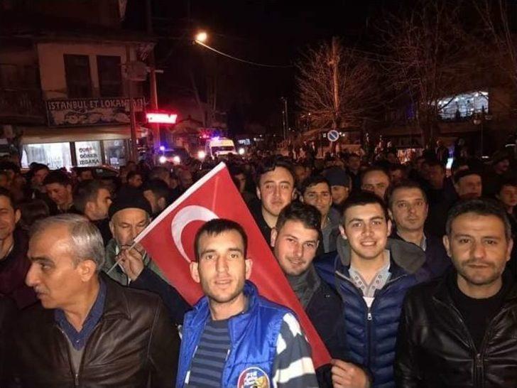 Afrin’e Düzenlenen Operasyona Destek Yürüyüşü Yapıldı G3