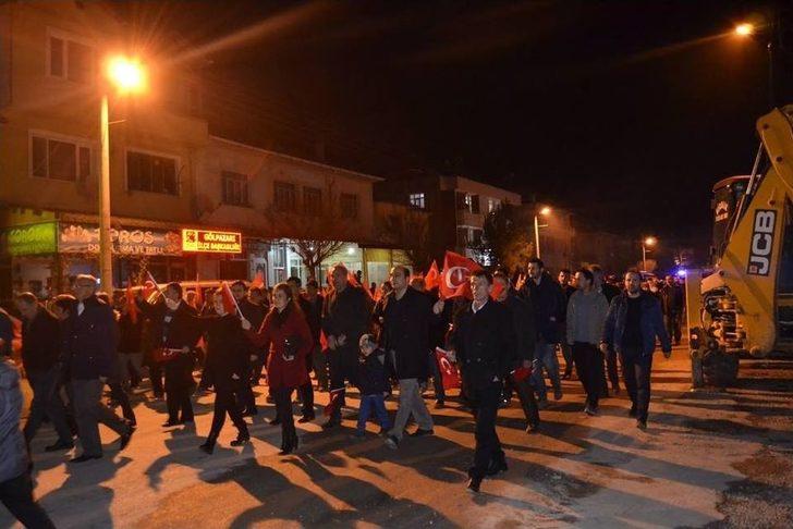 Afrin’e Düzenlenen Operasyona Destek Yürüyüşü Yapıldı G5