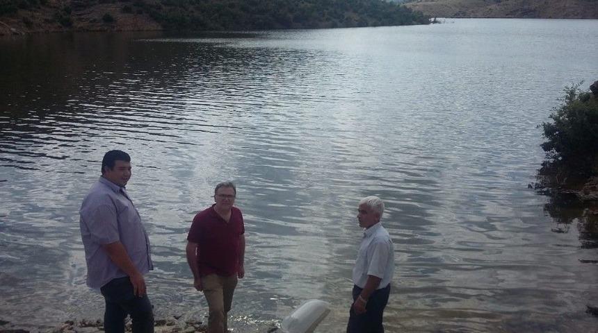 Gediz&rsquo;de G&ouml;letlere 8 Bin Yavru Sazan Bırakıldı