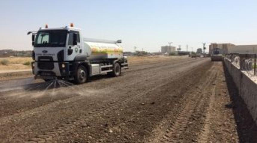 Bismil&rsquo;de Yol &Ccedil;alışmaları Aralıksız Devam Ediyor