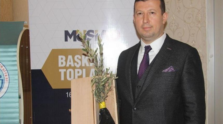 M&uuml;siad İzmir Şube Başkanı &Uuml;lk&uuml;&rsquo;den Zeytin Dallı Destek