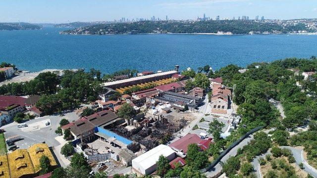 Küle Dönen Diriliş Ertuğrul’un Seti, Havadan Görüntülendi