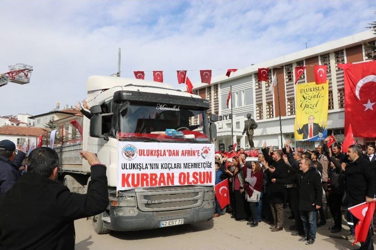 Ulukışla&rsquo;dan Afrin&rsquo;deki Mehmet&ccedil;iğe 90 Kurbanlık G&ouml;nderildi