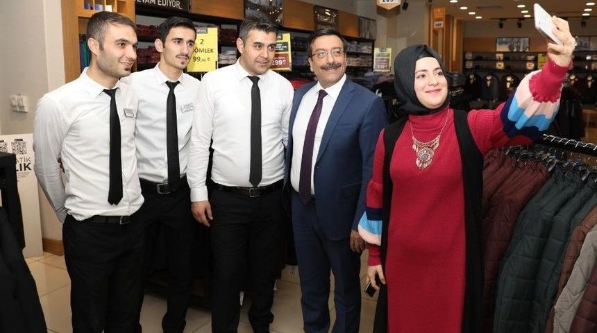Başkan Atilla&rsquo;dan Esnaf Ziyareti