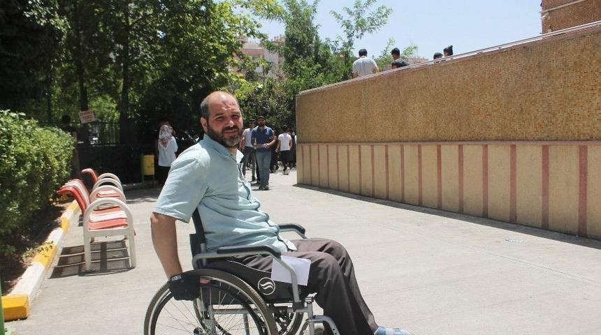 Engelli Vatandaştan Sınava Alınmadığı İddiası