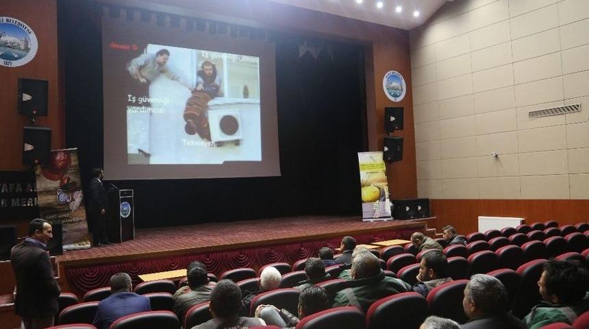 Develi&rsquo;de İş Sağlığı Ve G&uuml;venliği Eğitimleri Devam Ediyor