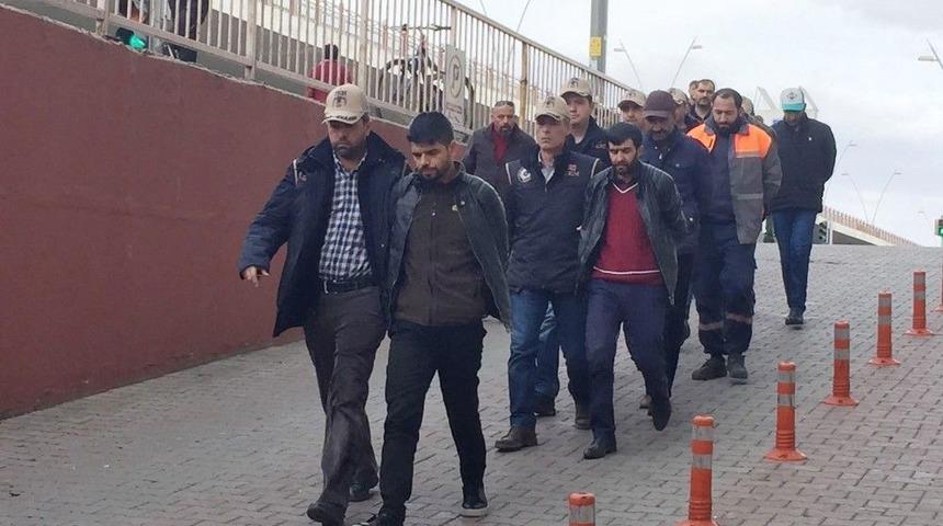 Pkk Propagandası Yapanlar Adliyeye Sevk Edildi