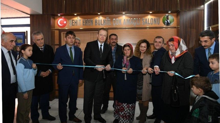 Şehit Eren B&uuml;lb&uuml;l&rsquo;&uuml;n İsmi &Ccedil;ok Ama&ccedil;lı Salona Verildi