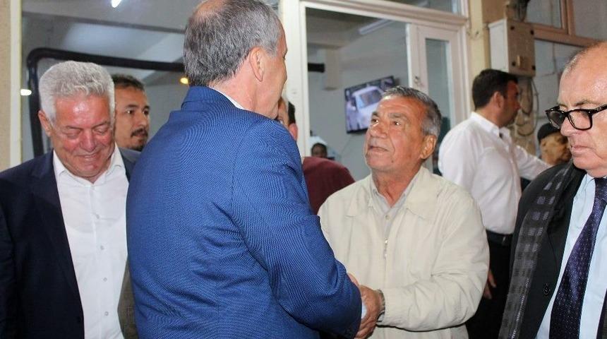 Cumhurbaşkanı Adayı İnce Yalova&rsquo;da Havai Fişeklerle Karşılandı