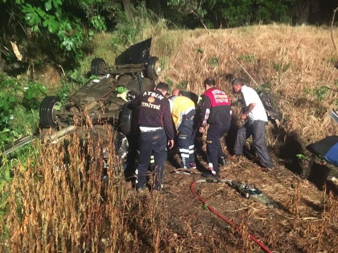 Sağanak Yağış Kazaya Neden Oldu; 1 Yaralı