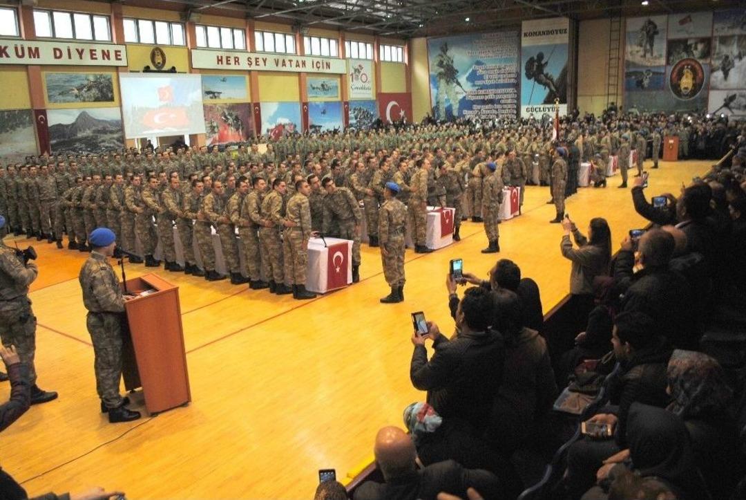 Komando Adayı Asteğmenler Yemin Etti