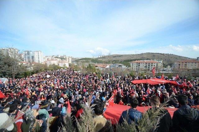 Başkent’te Binler Mehmetçik İçin Yürüdü