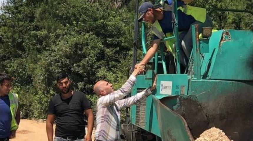 B&uuml;y&uuml;kşehir Mudanya Kırsalda &Ccedil;alışmalarını S&uuml;rd&uuml;r&uuml;yor