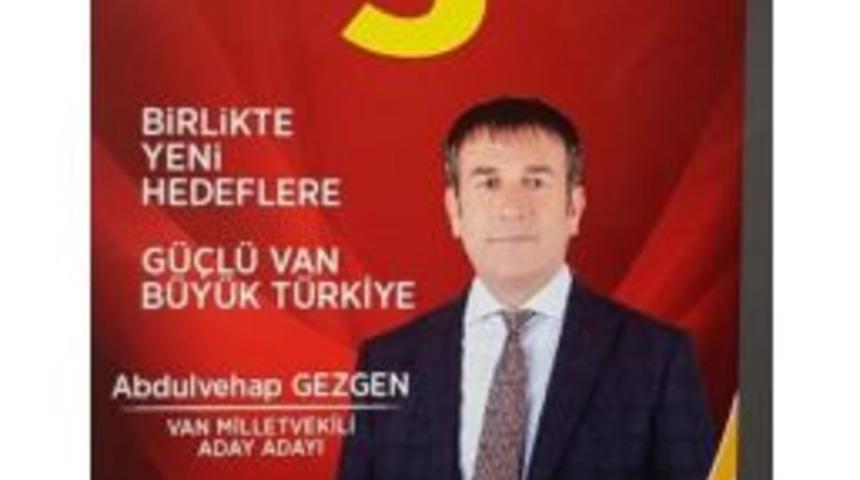 Ak Parti Milletvekili Aday Adayı Gezgen, Temay&uuml;l Yoklamasına 5&rsquo;inci Sıra Numarası İle Katılacak