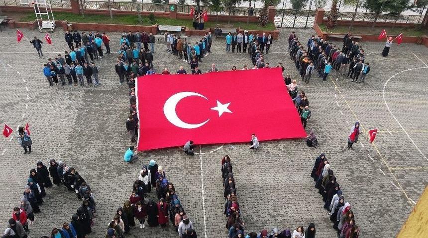&Ouml;ğrencilerden Dua Ve Hatimlerle Afrin Mesajı