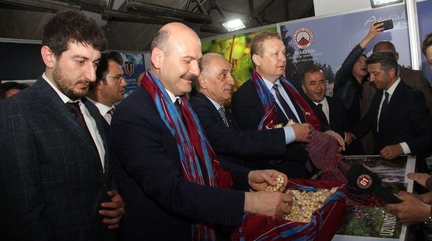 İ&ccedil;işleri Bakanı Soylu&rsquo;dan Fındık Tanıtımına Destek