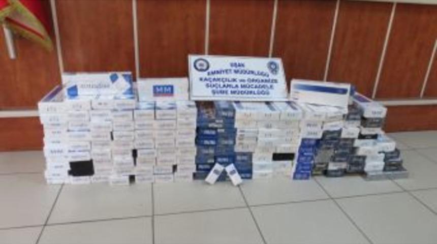 Uşak&rsquo;ta Ka&ccedil;ak Sigara Operasyonu