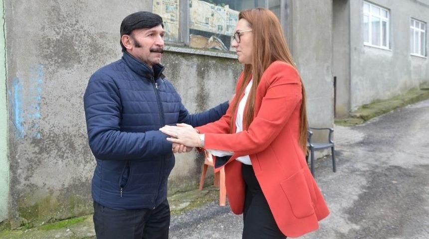 Başkan Karadağ&rsquo;dan Evi Yanan Muhtara Ge&ccedil;miş Olsun Ziyareti