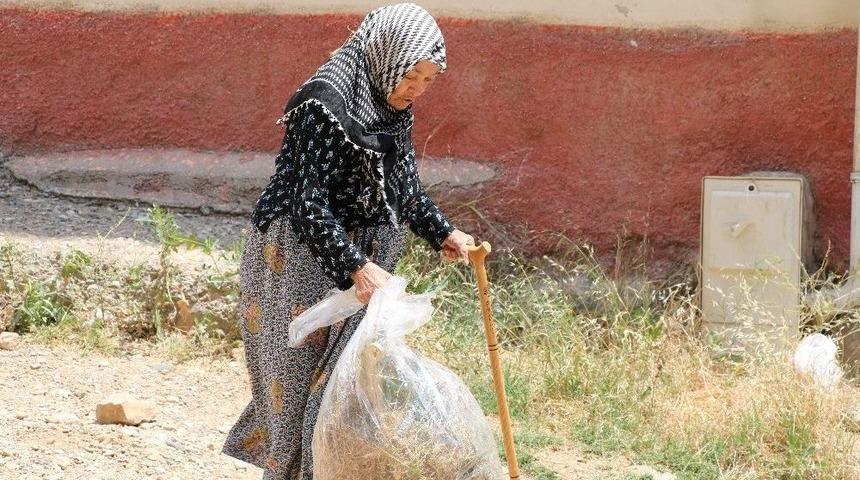 Nazmiye Nineden "&ccedil;evre Temizliğinde" &Ouml;rnek Davranış