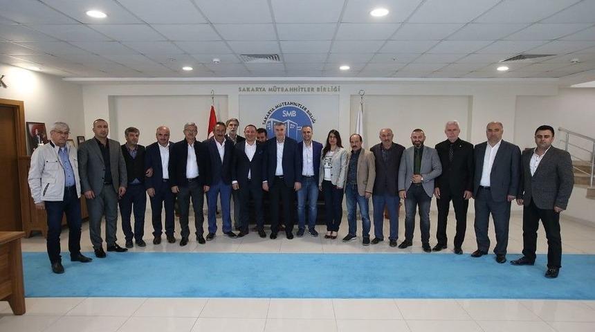 Başkan To&ccedil;oğlu M&uuml;teahhitler Birliği&rsquo;ne Başarılar Diledi