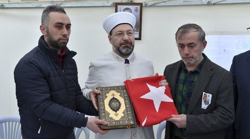 Diyanet İşleri Başkanı Erbaş&rsquo;tan Sergen Pamuk&ccedil;u&rsquo;nun Ailesine Hac M&uuml;jdesi