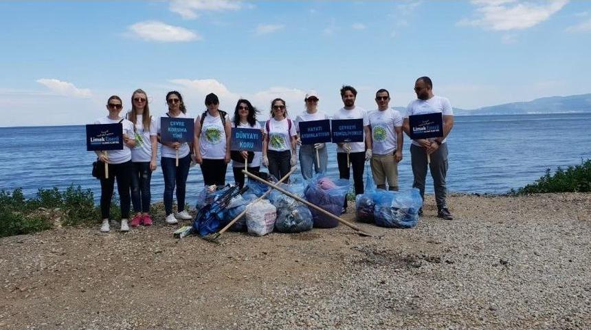 Limak Enerji &Ccedil;evre Koruma Timi Sahilleri De Koruyor