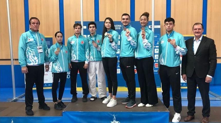 Akdeniz Olimpiyatları&rsquo;nda Tekvandocular 7&rsquo;da 6 Yaptı